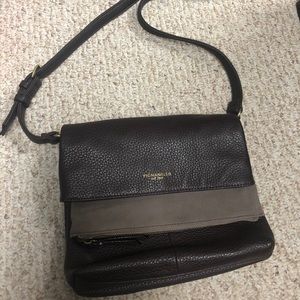 Tignanello large leather fold crossbody